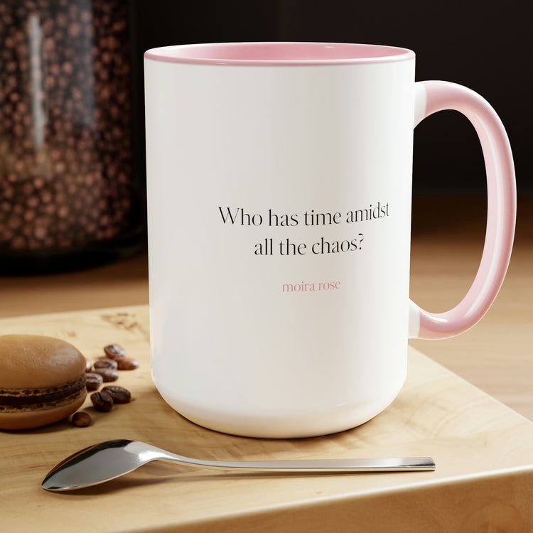 Moira Rose Quote No. 4 with accent (4 color options), Mug 15 oz.