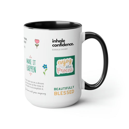 Playful Stickers, Mug 15oz (available in 3 colors)