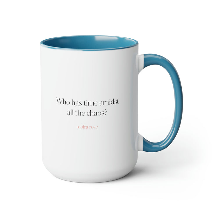 Moira Rose Quote No. 4 with accent (4 color options), Mug 15 oz.