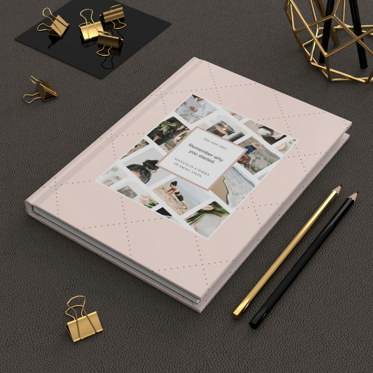 Remember Why you Started, Hardcover Journal