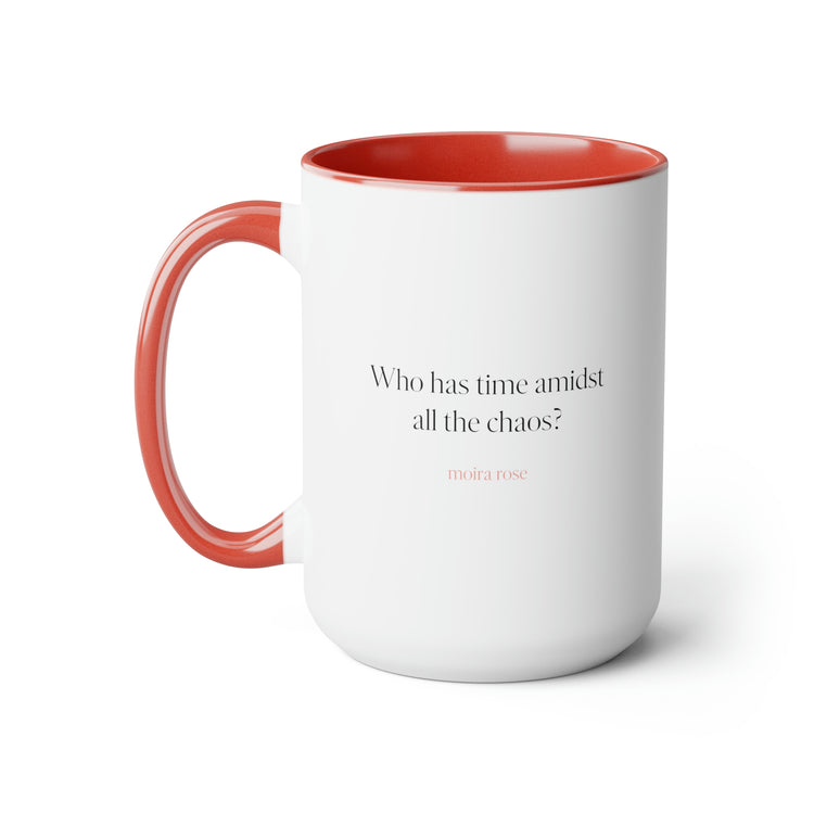 Moira Rose Quote No. 4 with accent (4 color options), Mug 15 oz.