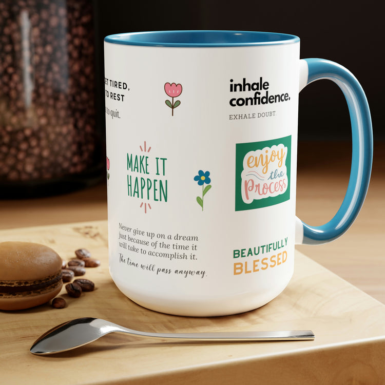 Playful Stickers, Mug 15oz (available in 3 colors)