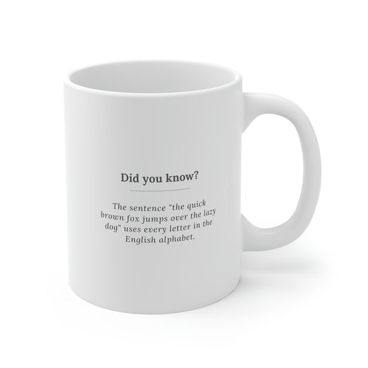 Font, Mug 11oz