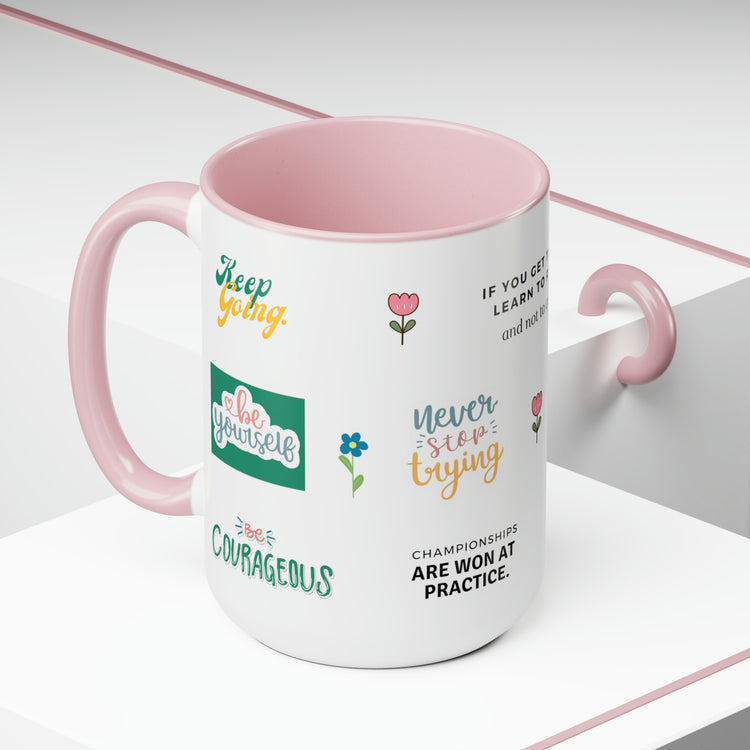 Playful Stickers, Mug 15oz (available in 3 colors)