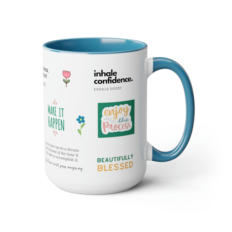 Playful Stickers, Mug 15oz (available in 3 colors)