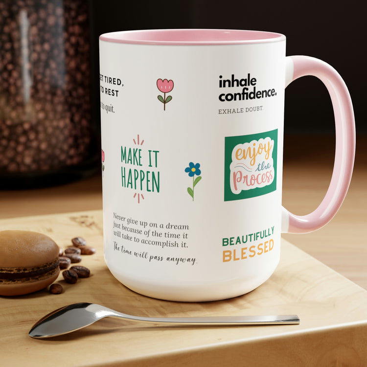 Playful Stickers, Mug 15oz (available in 3 colors)
