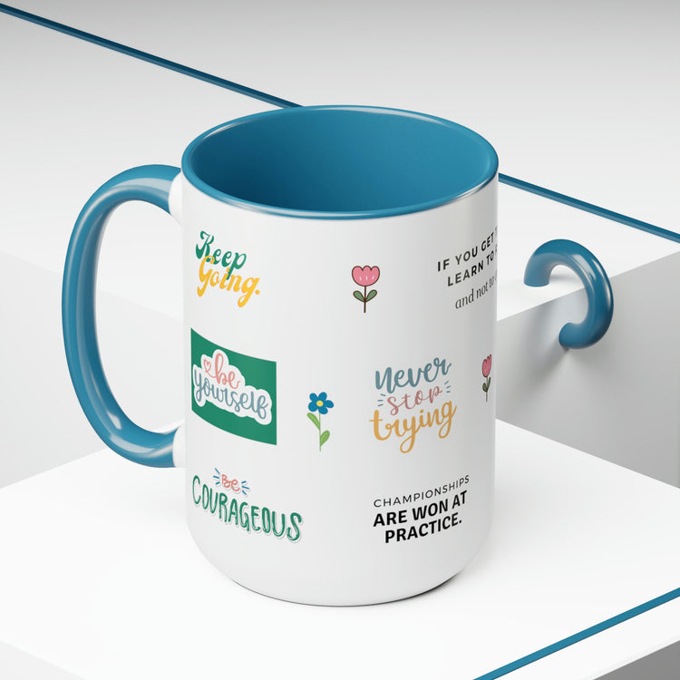 Playful Stickers, Mug 15oz (available in 3 colors)
