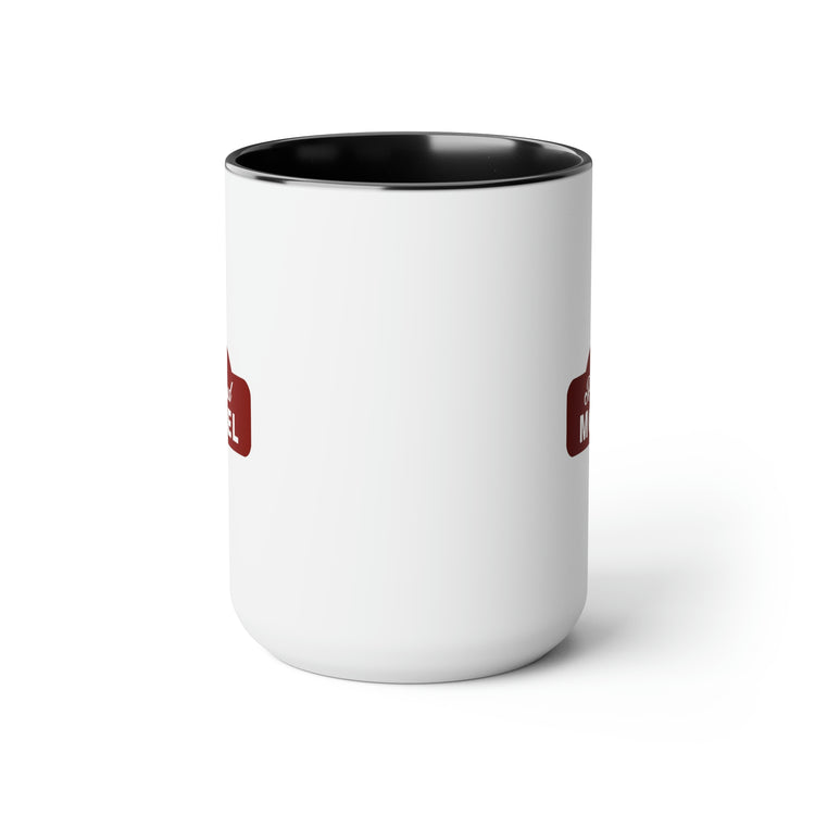 Rosebud Motel with black accent, Mug 15 oz.