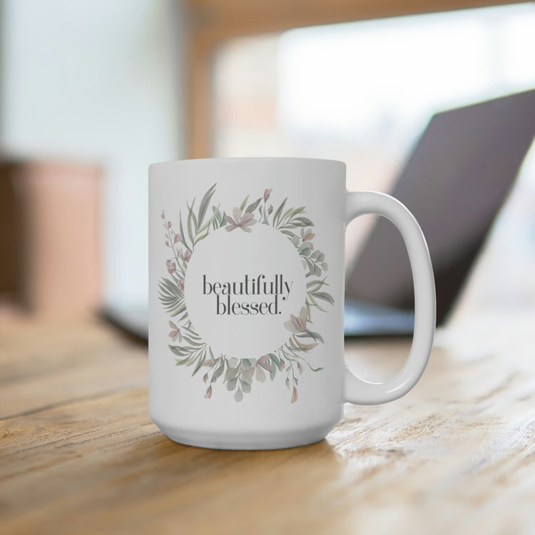 Beautifully Blessed, Mug 15 oz.