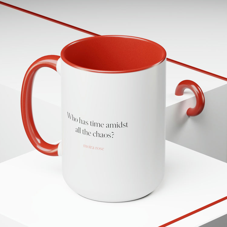 Moira Rose Quote No. 4 with accent (4 color options), Mug 15 oz.