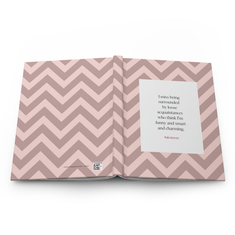 Alexis Rose Quote, Hardcover Journal
