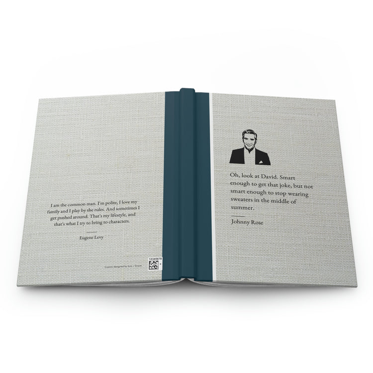 Johnny Rose Quote, Hardcover Journal